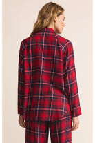 Z Supply Lounge River Plaid Button Up Top-Tops-Z Supply Lounge-Deja Nu Boutique, Women's Fashion Boutique in Lampasas, Texas