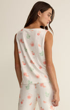 Z Supply Lounge Spritz Tank in White-Lounge Wear-Z Supply Lounge-Deja Nu Boutique, Women's Fashion Boutique in Lampasas, Texas