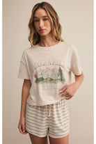 Z Supply Lounge Vintage Wanderlust Tee In Crystal-Tops-Z Supply Lounge-Deja Nu Boutique, Women's Fashion Boutique in Lampasas, Texas