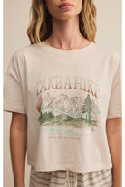 Z Supply Lounge Vintage Wanderlust Tee In Crystal-Tops-Z Supply Lounge-Deja Nu Boutique, Women's Fashion Boutique in Lampasas, Texas