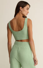 Z Supply Lounge Zoe Rib Tank Bra in Sprout-Lounge Wear-Z Supply Lounge-Deja Nu Boutique, Women's Fashion Boutique in Lampasas, Texas