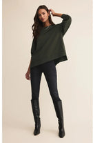 Z Supply Modern Weekender Sweatshirt in Artichoke-Tops-Z Supply-Deja Nu Boutique, Women's Fashion Boutique in Lampasas, Texas