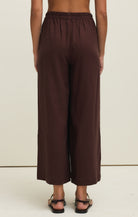 Z Supply Scout Linen Pant in Chocolate Cherry-Pants-Z Supply-Deja Nu Boutique, Women's Fashion Boutique in Lampasas, Texas
