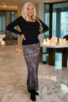 Z Supply Izabel Leopard Skirt in Desert Tan An Effortlessly Chic Animal Print Maxi-skirts-Z Supply-Deja Nu Boutique, Women's Fashion Boutique in Lampasas, Texas