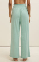 Z Supply Lounge Dawn Smocked Pant in Crystal Green-Lounge Wear-Z Supply Lounge-Deja Nu Boutique, Women's Fashion Boutique in Lampasas, Texas