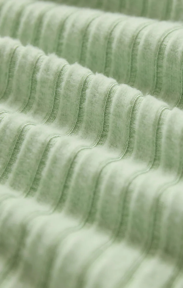 Z Supply Lounge Sloane V‑Neck Rib Tank in Sprout-Lounge Wear-Z Supply Lounge-Deja Nu Boutique, Women's Fashion Boutique in Lampasas, Texas