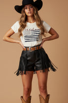 All Us Freedom Flag Slub Baby Tee-T-Shirts-All Us-Deja Nu Boutique, Women's Fashion Boutique in Lampasas, Texas