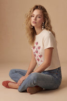 All Us Martini Wall Rhinestone Wide Boy Tee in Natural-Graphic Tees-All Us-Deja Nu Boutique, Women's Fashion Boutique in Lampasas, Texas