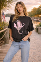 All Us Wild Leopard Big Boy Tee Vintage Black Graphic Tee-Graphic Tees-All Us-Deja Nu Boutique, Women's Fashion Boutique in Lampasas, Texas