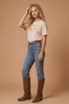 All Us Usual Suspects Rhinestone Wide Boy Tee in Natural-Graphic Tees-All Us-Deja Nu Boutique, Women's Fashion Boutique in Lampasas, Texas