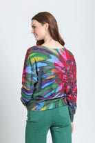 APNY Aurora V-Neck Pullover in Jewel Noir-Sweaters-APNY-Deja Nu Boutique, Women's Fashion Boutique in Lampasas, Texas