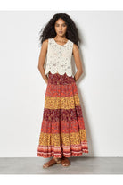 Apricot Circles Crochet Shell Top in Stone-Tops-Apricot-Deja Nu Boutique, Women's Fashion Boutique in Lampasas, Texas