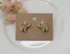 Betty Oh! Elephant Post Earrings-Earrings-Betty Oh!-Deja Nu Boutique, Women's Fashion Boutique in Lampasas, Texas