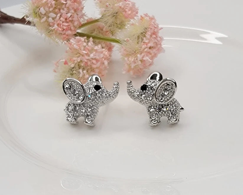 Betty Oh! Elephant Post Earrings-Earrings-Betty Oh!-Deja Nu Boutique, Women's Fashion Boutique in Lampasas, Texas