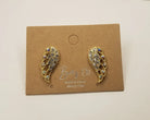 Betty Oh! Rhinestone Wing Post Earrings-Earrings-Betty Oh!-Deja Nu Boutique, Women's Fashion Boutique in Lampasas, Texas