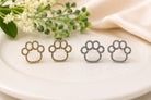 Betty Oh! Paws with Cubic Zirconia Post Earrings-Earrings-Betty Oh!-Deja Nu Boutique, Women's Fashion Boutique in Lampasas, Texas