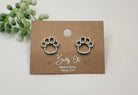 Betty Oh! Paws with Cubic Zirconia Post Earrings-Earrings-Betty Oh!-Deja Nu Boutique, Women's Fashion Boutique in Lampasas, Texas
