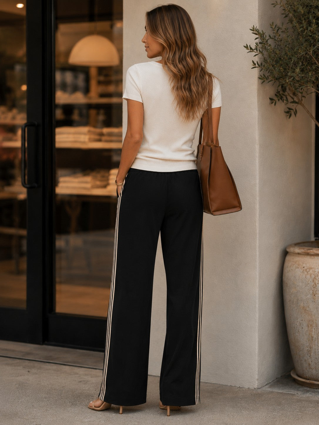 Bishop + Young Ford Pull-On Pant – Black-Bottoms-Bishop And Young-Deja Nu Boutique, Women's Fashion Boutique in Lampasas, Texas