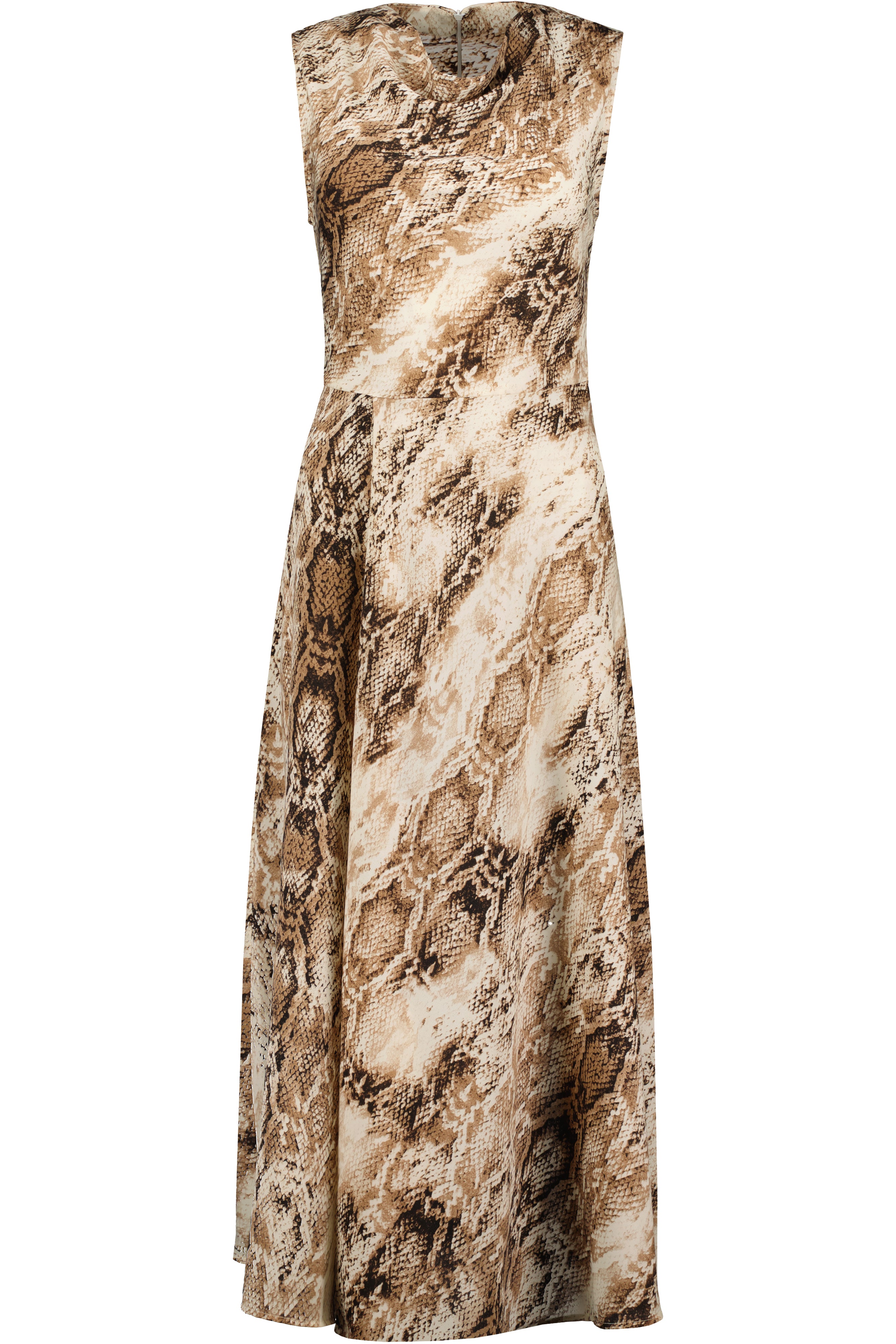 Bishop + Young Jardine Cowl Neck Maxi Dress in Python-Maxi Dresses-Bishop And Young-Deja Nu Boutique, Women's Fashion Boutique in Lampasas, Texas