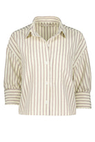 Bishop + Young Sydney Embellished Blue Stripe Top-shirts-Bishop And Young-Deja Nu Boutique, Women's Fashion Boutique in Lampasas, Texas