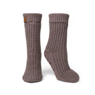 Britt's Knits® Juneau Waffle Knit Slipper Socks-slipper socks-Britt's Knits®-Deja Nu Boutique, Women's Fashion Boutique in Lampasas, Texas