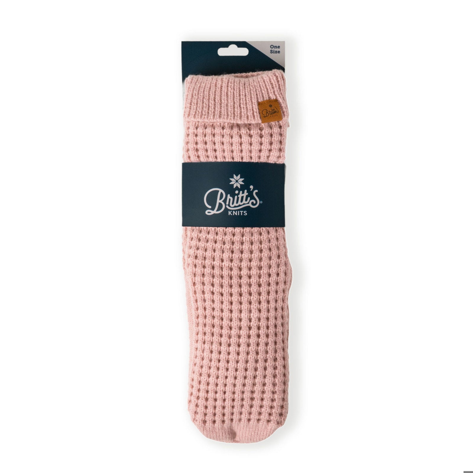 Britt's Knits® Juneau Waffle Knit Slipper Socks-slipper socks-Britt's Knits®-Deja Nu Boutique, Women's Fashion Boutique in Lampasas, Texas