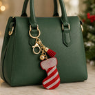 Christmas Stocking Rhinestone Purse Charm & Keychain-purse charm-Deja Nu-Deja Nu Boutique, Women's Fashion Boutique in Lampasas, Texas