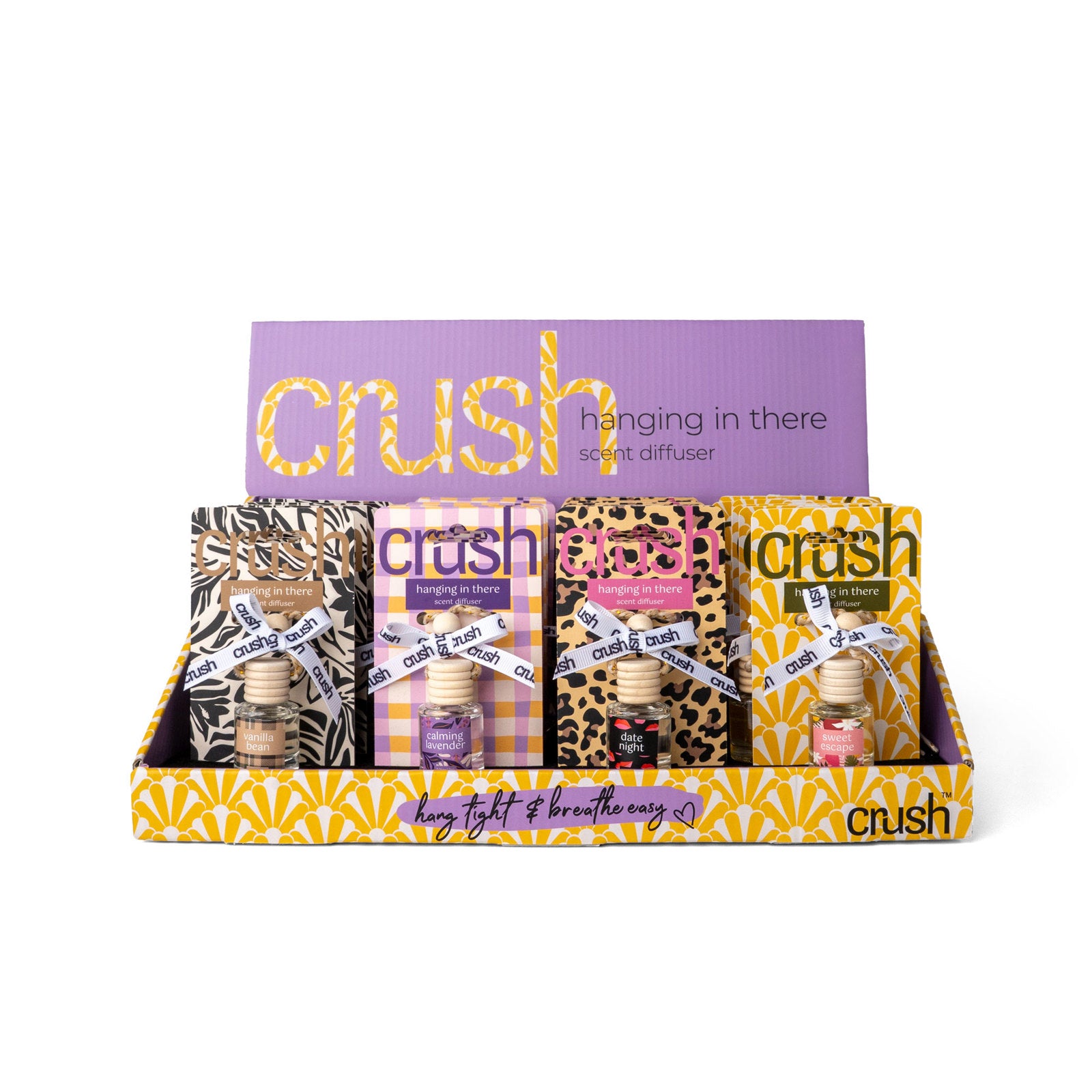 Crush™ Hanging In There Scent Diffuser-Car Diffuser-Crush-Deja Nu Boutique, Women's Fashion Boutique in Lampasas, Texas