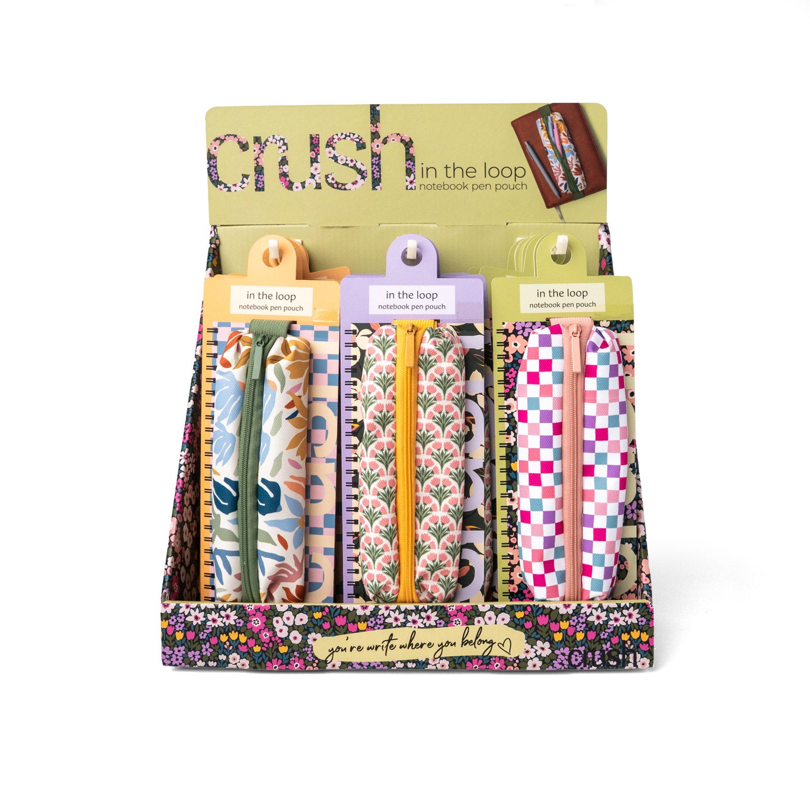 Crush™ In The Loop Notebook Pen Pouch-Pen Pouch-Crush-Deja Nu Boutique, Women's Fashion Boutique in Lampasas, Texas