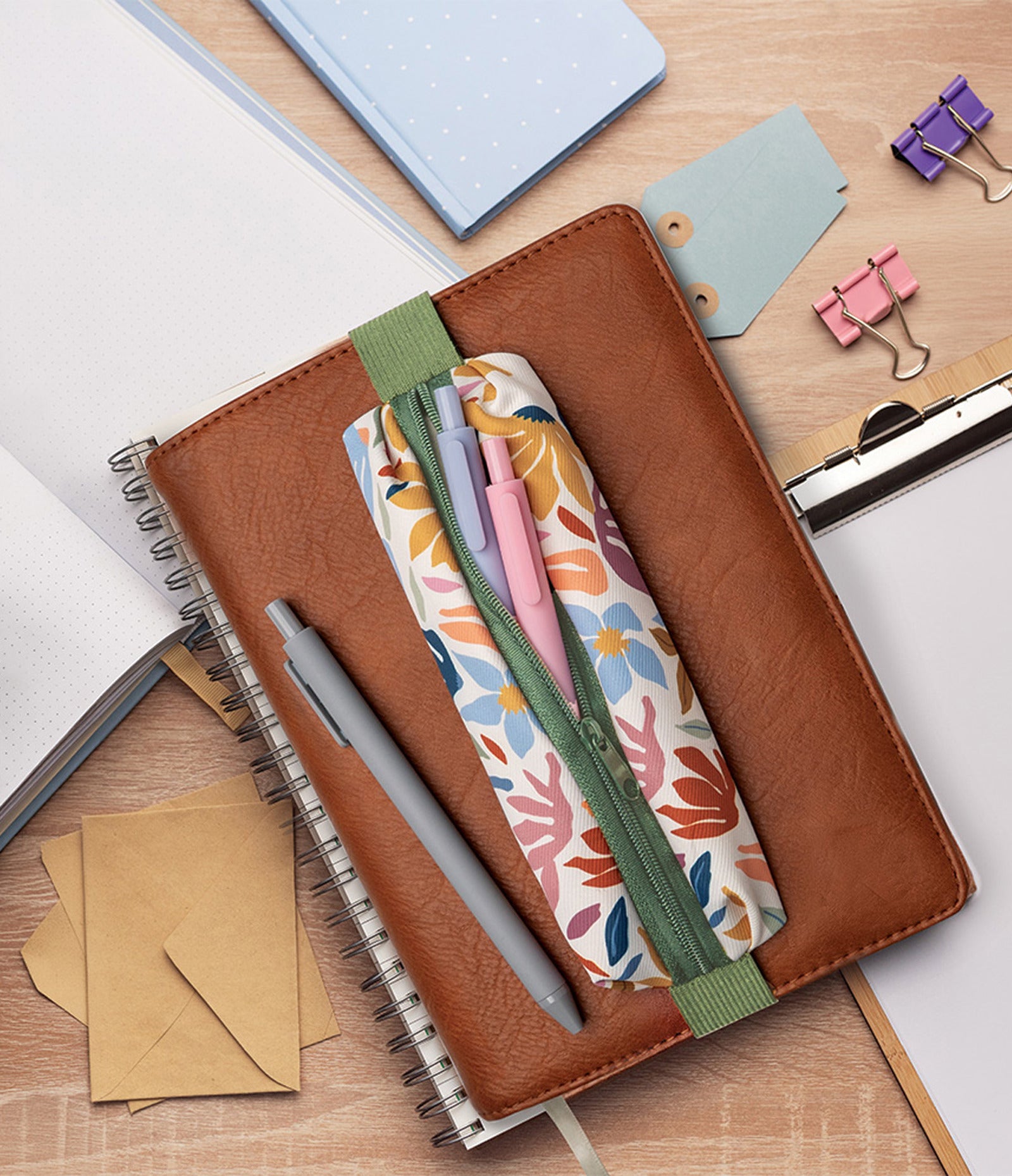 Crush™ In The Loop Notebook Pen Pouch-Pen Pouch-Crush-Deja Nu Boutique, Women's Fashion Boutique in Lampasas, Texas