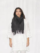 Dolma Cozy Cashmere Blend Stole in Black-Scarf-Dolma-Deja Nu Boutique, Women's Fashion Boutique in Lampasas, Texas