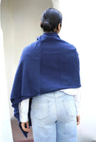 Dolma Cashmere Solid Scarf/Wrap in Navy-Scarf-Dolma-Deja Nu Boutique, Women's Fashion Boutique in Lampasas, Texas