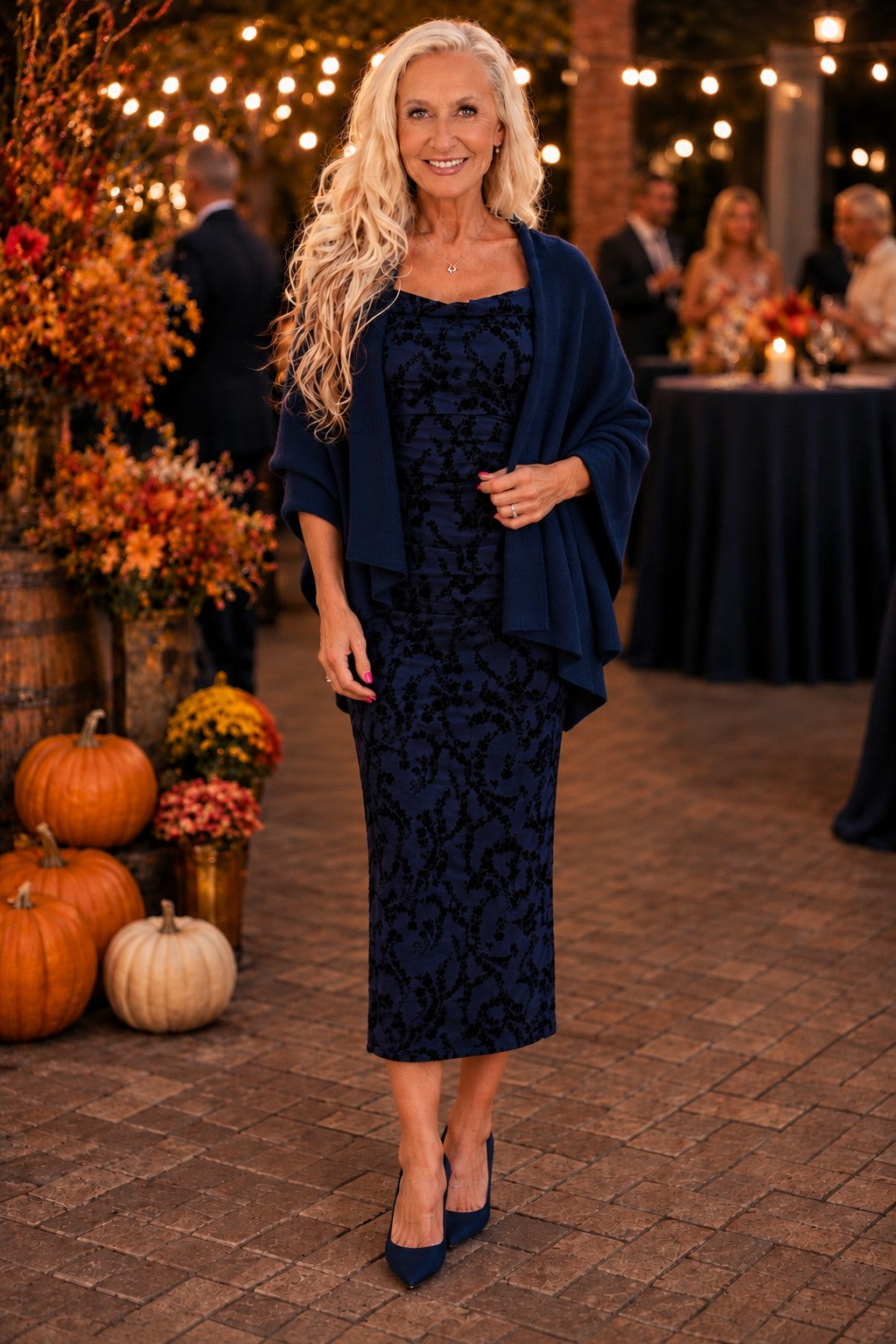 Dolma Cashmere Solid Scarf/Wrap in Navy-Scarf-Dolma-Deja Nu Boutique, Women's Fashion Boutique in Lampasas, Texas