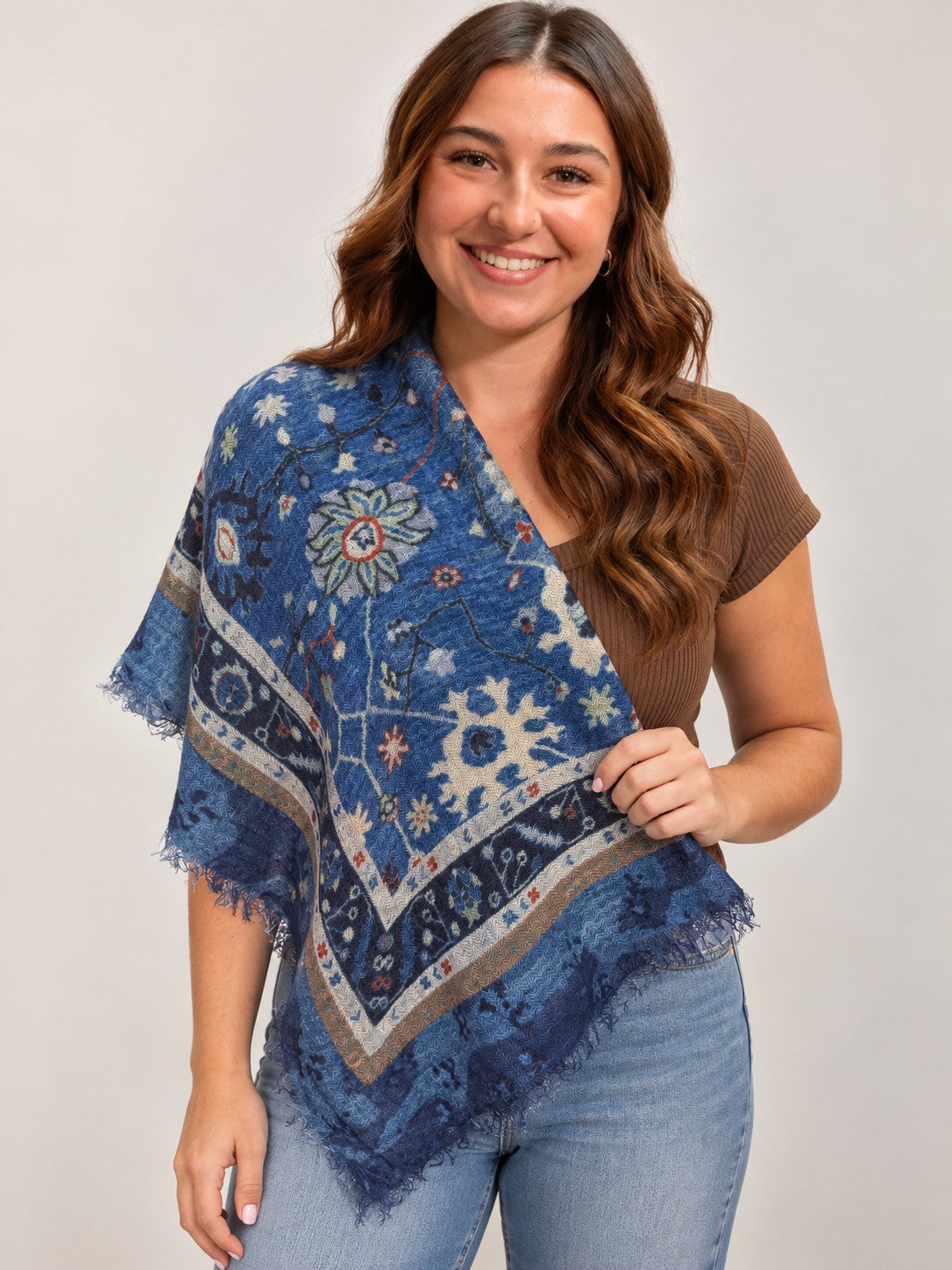 Dolma Wool Blend Square Scarf-Scarf-Dolma-Deja Nu Boutique, Women's Fashion Boutique in Lampasas, Texas