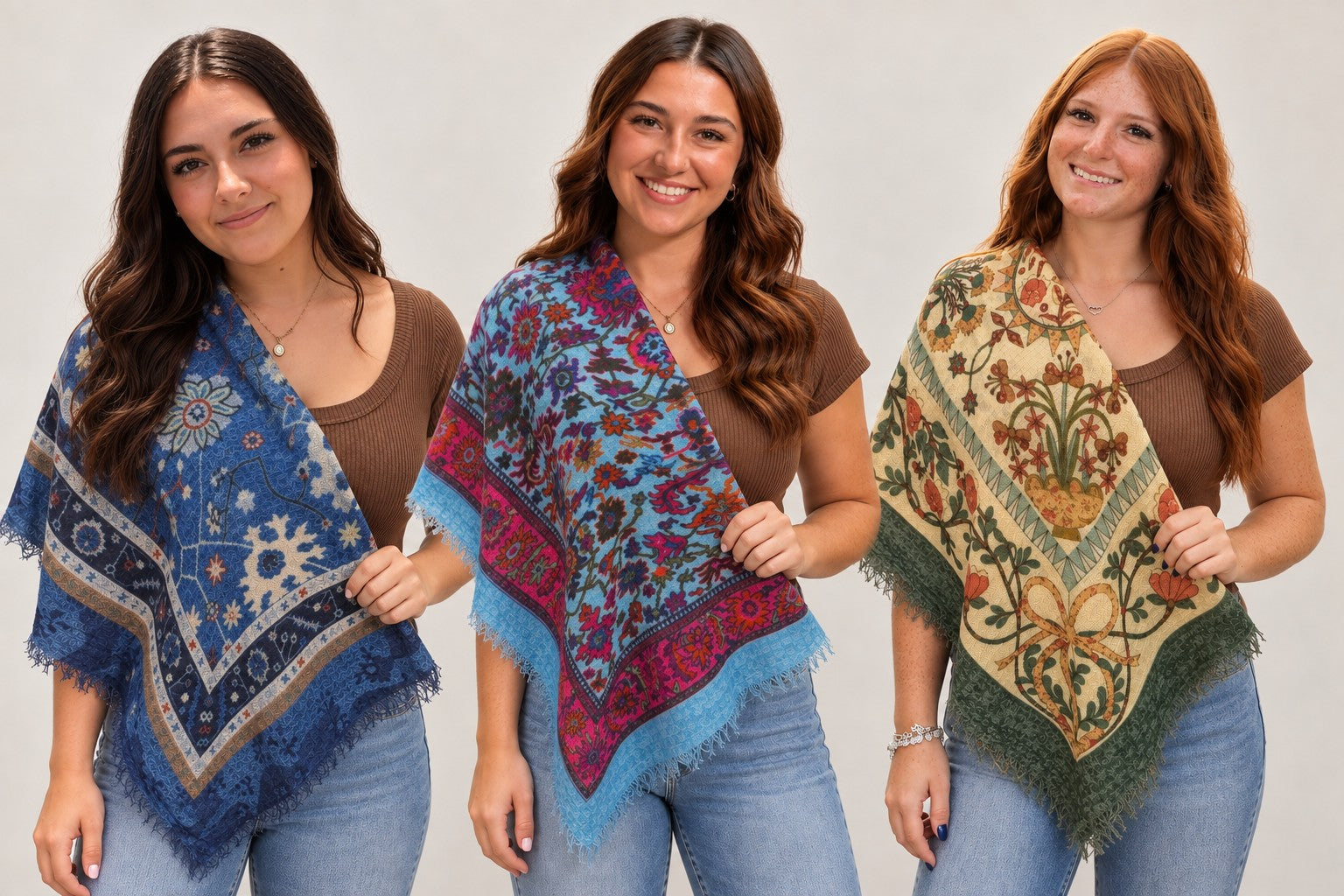 Dolma Wool Blend Square Scarf-Scarf-Dolma-Deja Nu Boutique, Women's Fashion Boutique in Lampasas, Texas
