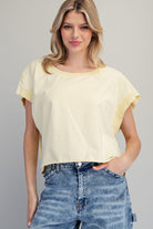 ee:some Mineral Washed Open Back Top - Banana-Tops-ee:some-Deja Nu Boutique, Women's Fashion Boutique in Lampasas, Texas