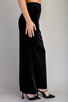 ee:some Black Velvet Maxi Skirt Elegant Evening Wear-Bottoms-ee:some-Deja Nu Boutique, Women's Fashion Boutique in Lampasas, Texas