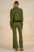 Elan Olive Utility Jacket-Jackets-elan-Deja Nu Boutique, Women's Fashion Boutique in Lampasas, Texas