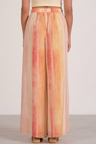 Elan Printed Wide Leg Pants – Red Multi-Pants-Elan-Deja Nu Boutique, Women's Fashion Boutique in Lampasas, Texas