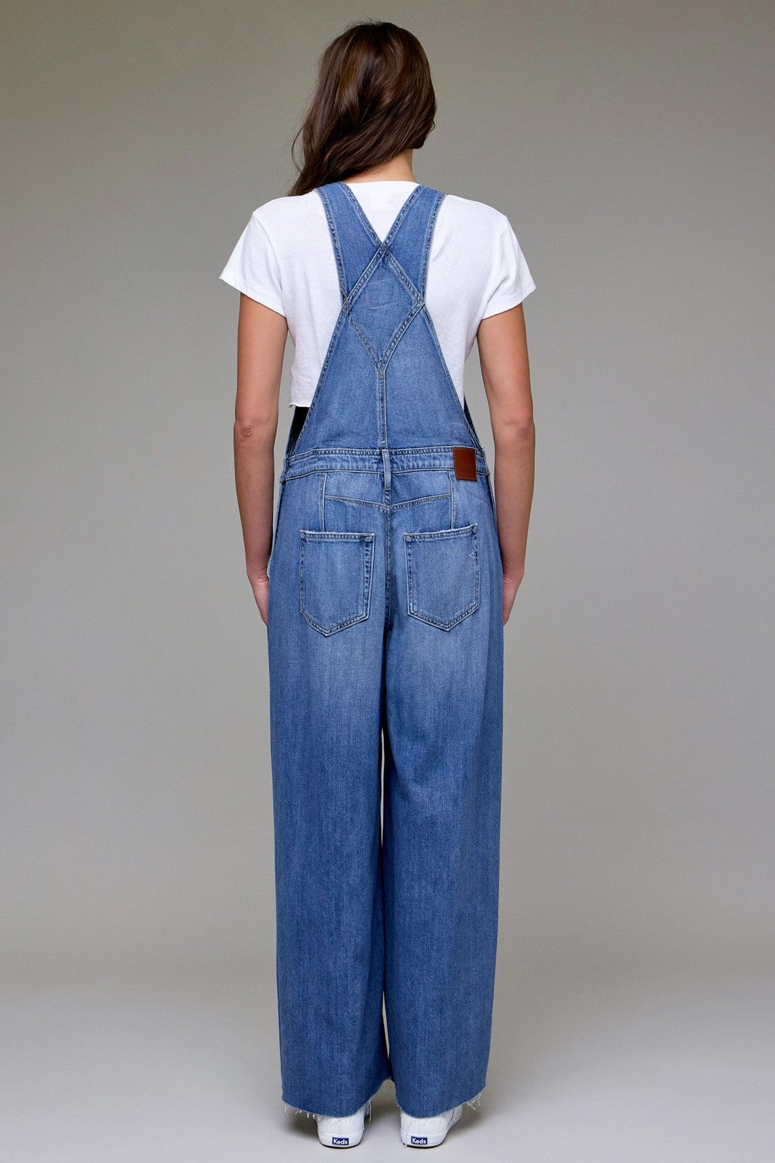Hidden Dylan Medium Wash Super Soft Western Overall-overalls-Hidden-Deja Nu Boutique, Women's Fashion Boutique in Lampasas, Texas