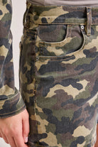 Hidden Logan Camo Stretch Mid-Rise Dad Shorts-Shorts-Hidden-Deja Nu Boutique, Women's Fashion Boutique in Lampasas, Texas