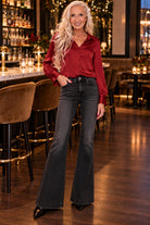 Kut from the Kloth Ana High Rise Flare Jeans in Intellect Wash-Jeans-Kut from the Kloth-Deja Nu Boutique, Women's Fashion Boutique in Lampasas, Texas