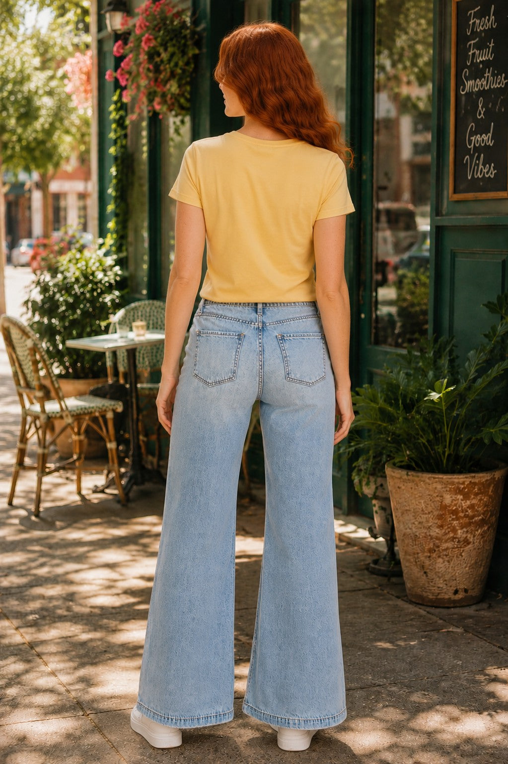 Kut from the Kloth Jodi High Rise Front Princess Seam Clean Finish Jean – Corel Straight-Jeans-Kut from the Kloth-Deja Nu Boutique, Women's Fashion Boutique in Lampasas, Texas