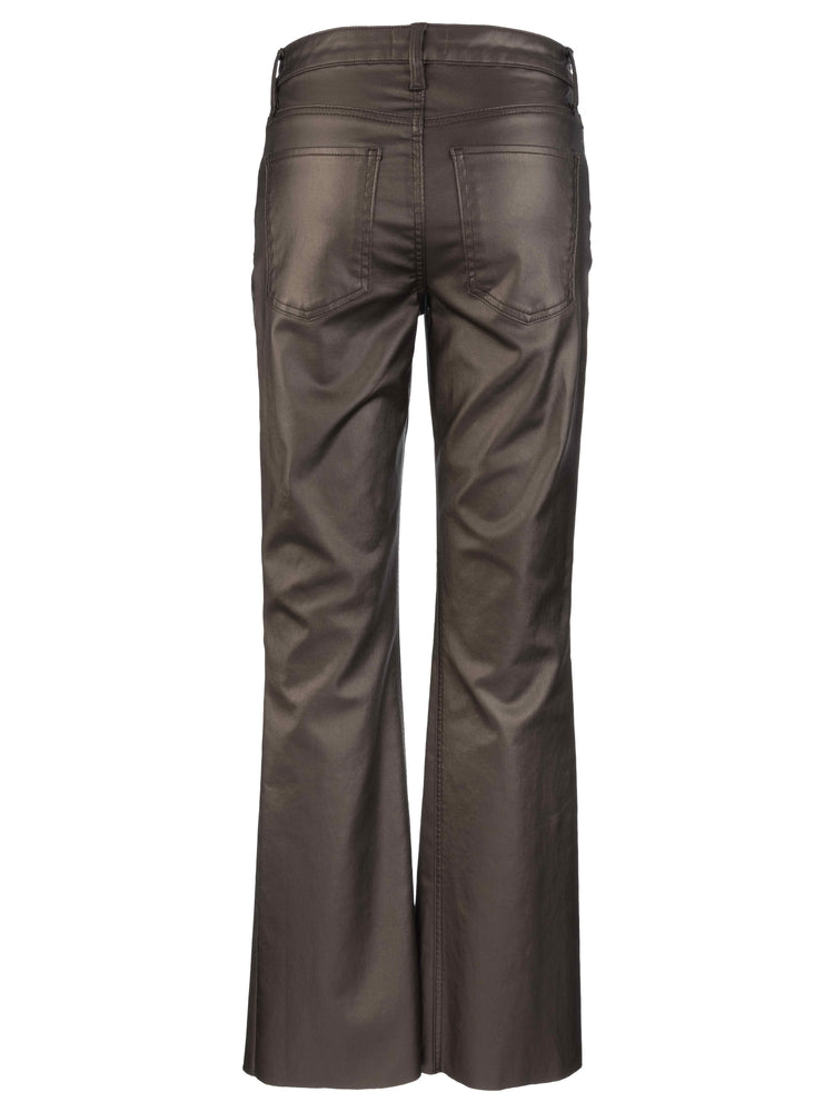 Kut from the Kloth Kelly High Rise Fab Ab Kick Flare Inset Leg Pants in Pearl Brown-Jeans-Kut from the Kloth-Deja Nu Boutique, Women's Fashion Boutique in Lampasas, Texas