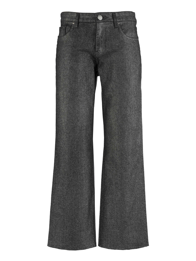 Kut from the Kloth Kelsey High Rise Fab Ab Ankle Flare Jeans in Black – Long-Jeans-Kut from the Kloth-Deja Nu Boutique, Women's Fashion Boutique in Lampasas, Texas