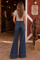 Kut from the Kloth Stella High Rise Fab Ab Flare Jeans in Charmer-Jeans-Kut from the Kloth-Deja Nu Boutique, Women's Fashion Boutique in Lampasas, Texas