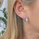 Nikki Smith Waterproof Esther Gold Huggies-Earrings-Nikki Smith-Deja Nu Boutique, Women's Fashion Boutique in Lampasas, Texas