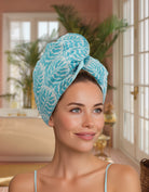 Lemon Lavender® Mane Squeeze Reversible Satin Turbo Towel-Hair Towel-Lemon Lavender-Deja Nu Boutique, Women's Fashion Boutique in Lampasas, Texas