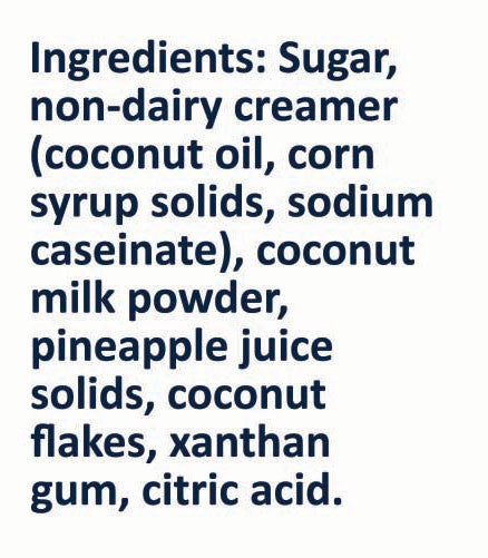 Lieutenant Blender's Piña Colada in a Bag®-cocktail mix-Lieutenant Blender's-Deja Nu Boutique, Women's Fashion Boutique in Lampasas, Texas