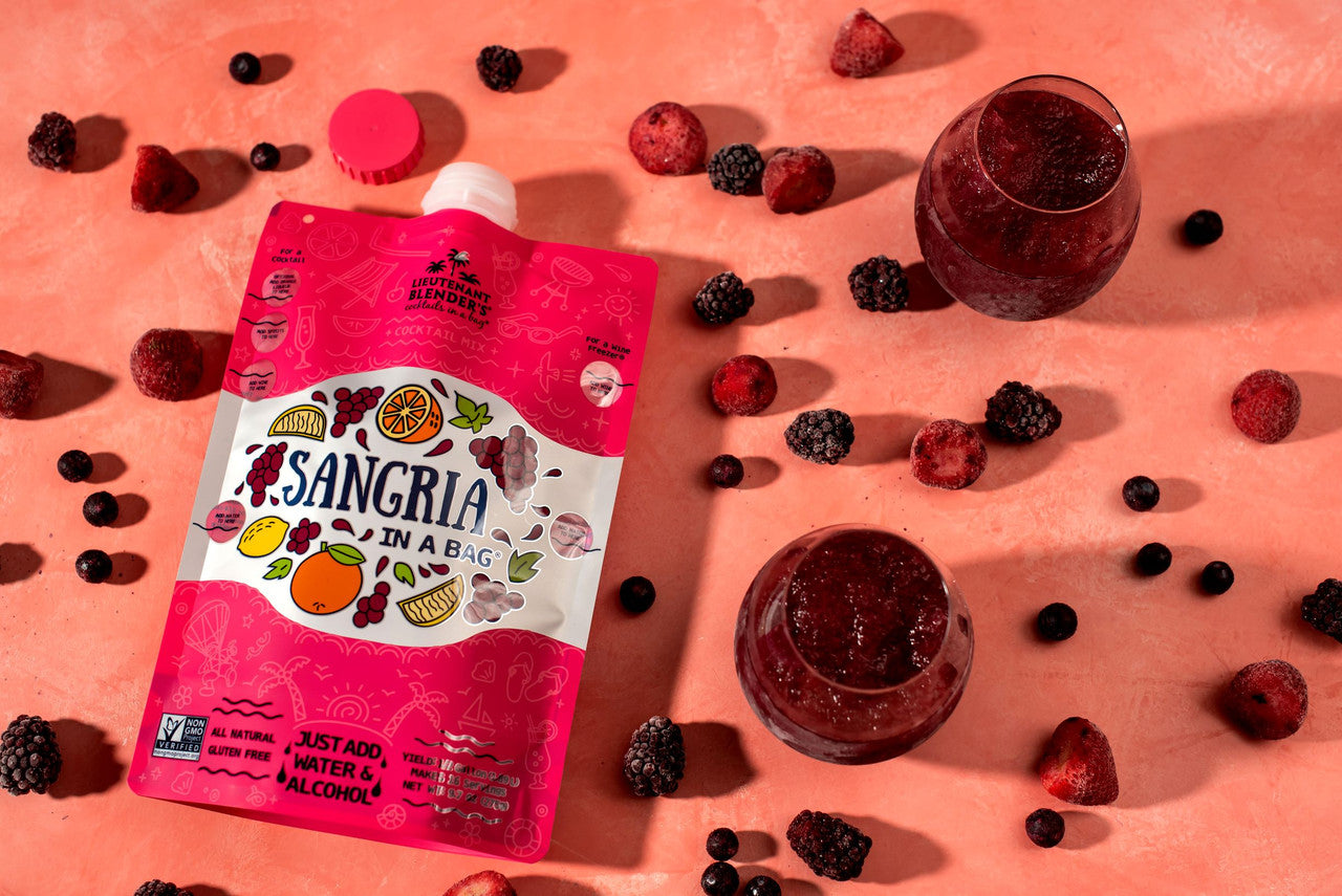 Lieutenant Blender's Sangria in a Bag®-cocktail mix-Lieutenant Blender's-Deja Nu Boutique, Women's Fashion Boutique in Lampasas, Texas
